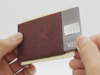 Kamino Card Sleeve: Slim, minimalist, eco-friendly vegan wallets help you live simply.
